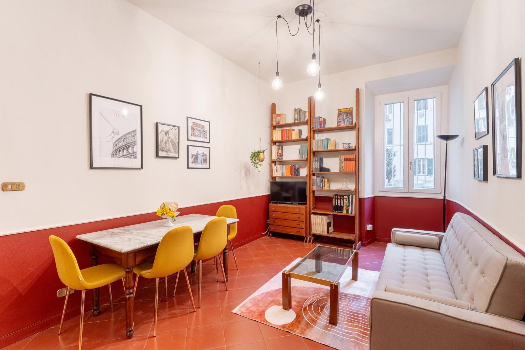 Maroon Flat Colosseo, 800 Mt From Amphitheater Apartment *